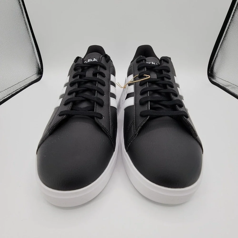 Adidas Grand Court 2.0 Shoes Mens 12 Core‎ Black Cloud White Sneaker NEW in Box